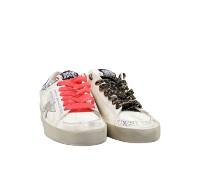 GOLDEN GOOSE DONNA Donna SNEAKERS STARDAN SCRITTE 36, 37-2, 38-2, 39-2, 40 immagine n. 2/4