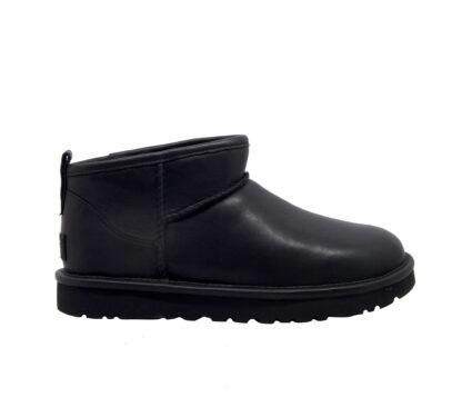 UGG DONNA Donna STIVALETTO ULTRA MINI MONTONE PELLE NERO 36, 37-2, 38-2, 39-2, 40, 41-2 immagine n. 1/4