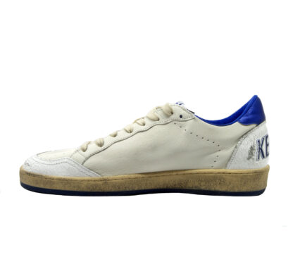 GOLDEN GOOSE UOMO CALZATURE SNEKAERS BALLSTAR WHITE BLUETTE 40, 41-2, 42, 43-2, 44-2, 45-2, 39-2 immagine n. 3/3