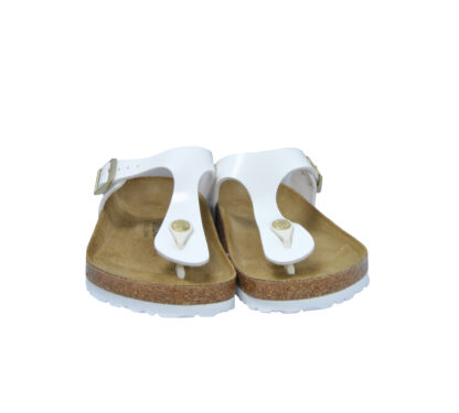 BIRKENSTOCK UNISEX CALZATURE INFRADITO GIZEH VERNICE BIANCO 35, 37-2, 38-2, 39-2, 40 immagine n. 2/4