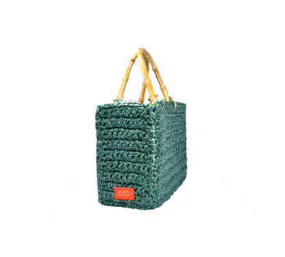 CHICA BAGS DONNA AccessorI SHOPPING RAFIA FORESTA un immagine n. 2/3