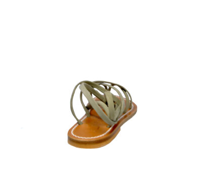 k.jacques DONNA Donna SANDALO INFRADITO GLADIATORE KHAKI 36, 37-2, 38-2, 39-2, 40, 41-2 immagine n. 4/4