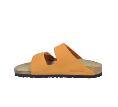 BIRKENSTOCK UNISEX CALZATURE ARIZONA NABUCK ARANCIO 36, 37-2, 38-2, 39-2, 40, 41-2 immagine n. 3/4