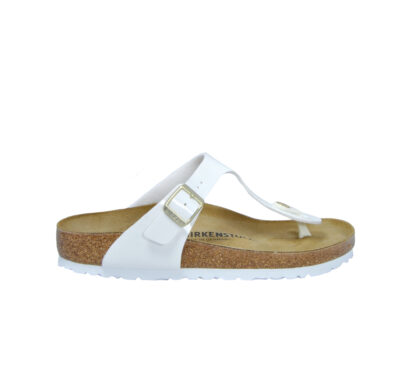 BIRKENSTOCK UNISEX CALZATURE INFRADITO GIZEH VERNICE BIANCO 35, 37-2, 38-2, 39-2, 40 immagine n. 1/4