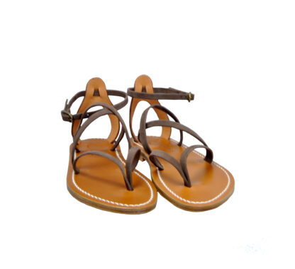 k.jacques DONNA Donna SANDALO  INFRADITO CAMOSCIO EBANO 36, 37-2, 38-2, 39-2, 40, 41-2 immagine n. 2/4