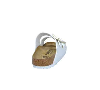 BIRKENSTOCK UNISEX CIABATTA ANATOMICA ARIZONA VERNICE BIANCO 35, 36, 37-2, 38-2, 39-2, 40, 41-2 immagine n. 4/4