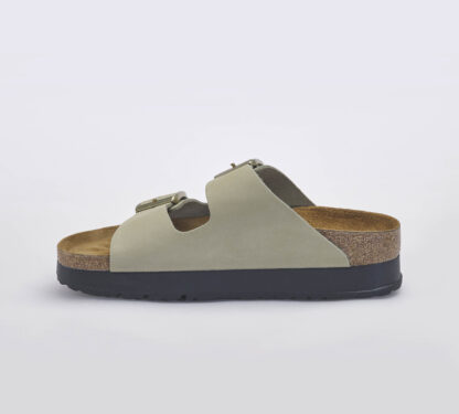 BIRKENSTOCK UNISEX CALZATURE ARIZONA NABUCK EUCALIPTO FIBBIE 36, 37-2, 38-2, 39-2, 40, 41-2 immagine n. 2/5