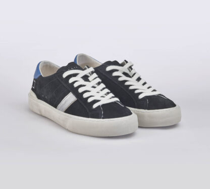 D.A.T.E UNISEX CALZATURE SNEAKERS IN CAMOSCIO NERO 36, 37-2, 38-2, 39-2, 40, 41-2 immagine n. 3/5