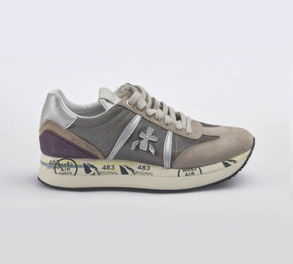 premiata DONNA Donna SNEAKERS CONNIE TAUPE VIOLA 37-2, 38-2, 40, 41-2 immagine n. 1/5