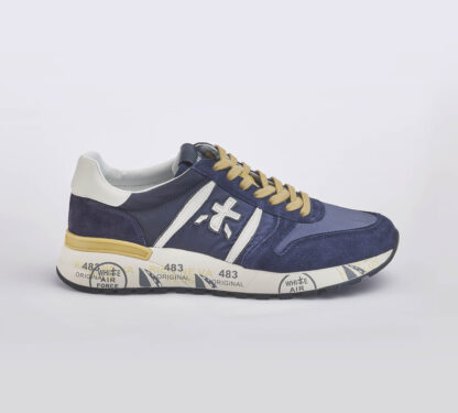 premiata UOMO CALZATURE SNEAKERS LANDER BLU NAVY 40, 41-2, 42, 43-2, 44-2, 45-2, 46-2 immagine n. 1/5