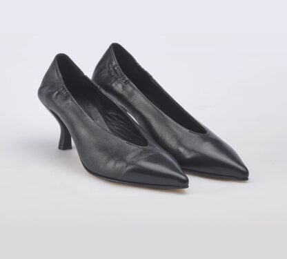 POMME D'OR DONNA DECOLTE' DECOLTE' PELLE NERO 36, 38-2, 39-2, 40, 41-2, 37-2, 38 immagine n. 3/5