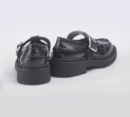 ASH DONNA Donna MOCASSINO PELLE NERO FIBBIA 36, 37-2, 38-2, 39-2 immagine n. 4/5