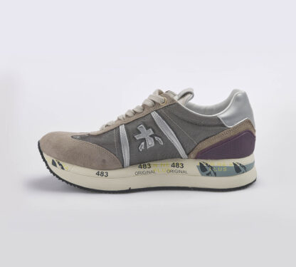 premiata DONNA Donna SNEAKERS CONNIE TAUPE VIOLA 37-2, 38-2, 40, 41-2 immagine n. 2/5