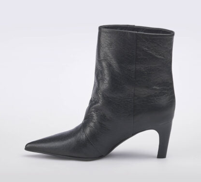 LELLA BALDI DONNA DECOLTE' STIVALETTO NERO BORCHIE 37-2, 38-2, 39-2, 40 immagine n. 2/5