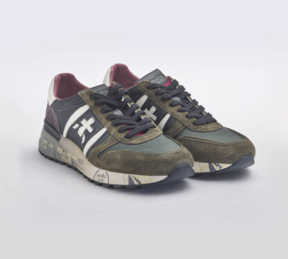 premiata UOMO CALZATURE SNEAKERS LANDER SFUMATA OLIVA 40, 41-2, 42, 43-2, 44-2, 45-2, 46-2 immagine n. 4/5