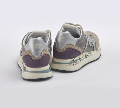 premiata DONNA Donna SNEAKERS CONNIE TAUPE VIOLA 37-2, 38-2, 40, 41-2 immagine n. 4/5