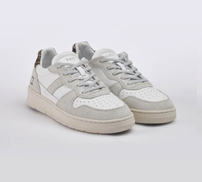 D.A.T.E UNISEX Unisex SNEAKERS BIANCO MACULATO 36, 38-2, 40, 41-2 immagine n. 3/4