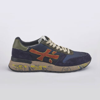 premiata UOMO CALZATURE SNEAKERS MICK BLU 40, 41-2, 42, 43-2, 44-2, 45-2 immagine n. 1/5