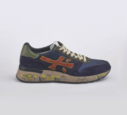 premiata UOMO CALZATURE SNEAKERS MICK BLU 40, 41-2, 42, 43-2, 44-2, 45-2 immagine n. 1/5