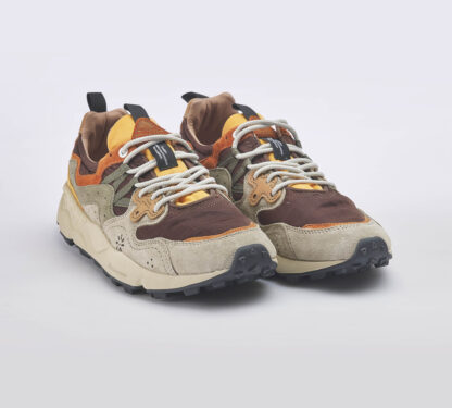 FLOWER MOUNTAIN UNISEX CALZATURE SNEAKERS RUNNING MULTI BEIGE 41-2, 42, 44-2 immagine n. 3/5