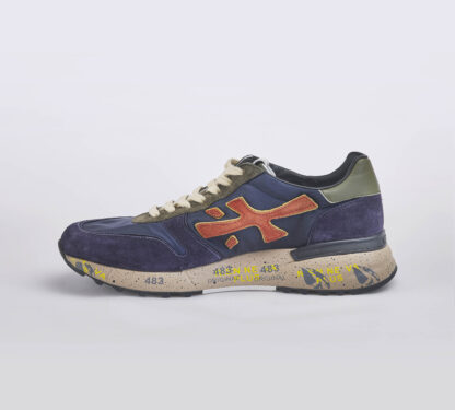 premiata UOMO CALZATURE SNEAKERS MICK BLU 40, 41-2, 42, 43-2, 44-2, 45-2 immagine n. 2/5