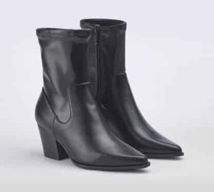 steve madden DONNA Donna STIVALETTO TEX ANO NERO 35-2, 36, 37-2, 37, 38-2, 38, 39-2, 40, 41-2 immagine n. 3/5