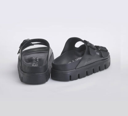 BIRKENSTOCK UNISEX CALZATURE ARIZONA PELLE NERO FIBBIE 36, 37-2, 39-2, 40 immagine n. 4/5