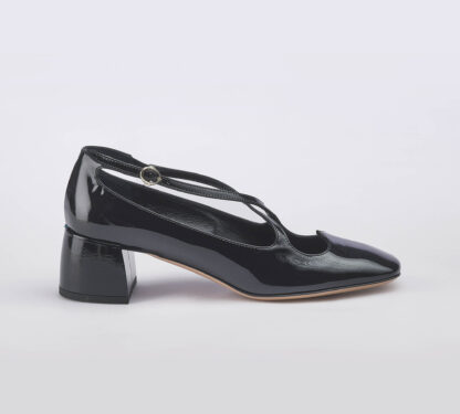 A.BOCCA DONNA Donna MARY JANE VERNICE NERO 36, 37-2, 37, 38-2, 38, 39-2, 39, 40-2, 41-2 immagine n. 1/5