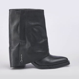 ASH DONNA Donna STIVALE NERO RISVOLTO 36, 37-2, 38-2, 39-2, 40 immagine n. 1/5