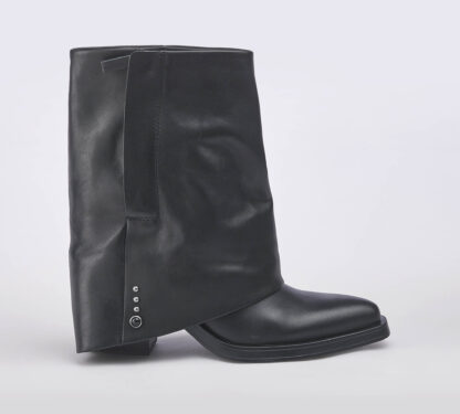 ASH DONNA Donna STIVALE NERO RISVOLTO 36, 37-2, 38-2, 39-2, 40 immagine n. 1/5