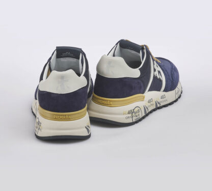 premiata UOMO CALZATURE SNEAKERS LANDER BLU NAVY 40, 41-2, 42, 43-2, 44-2, 45-2, 46-2 immagine n. 4/5