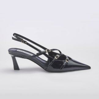 steve madden DONNA Donna CHANEL VERNICE NERO 36, 37-2, 37, 38-2, 38, 39-2, 40 immagine n. 1/5