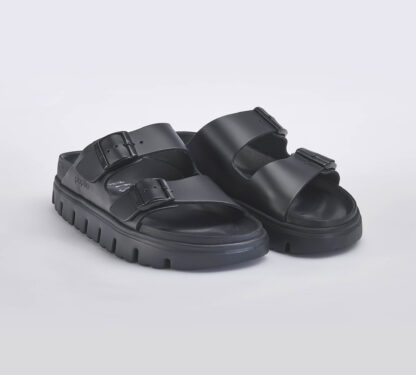 BIRKENSTOCK UNISEX CALZATURE ARIZONA PELLE NERO FIBBIE 36, 37-2, 39-2, 40 immagine n. 3/5