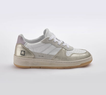 D.A.T.E UNISEX Unisex SNEAKERS BIANCO PLATINO 36, 37-2, 38-2, 39-2, 40, 41-2 immagine n. 1/4