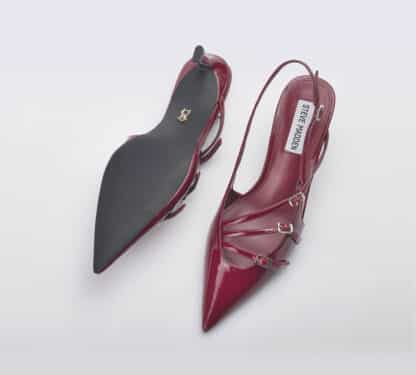 steve madden DONNA Donna CHANEL VERNICE ROSSO 37-2, 37, 38-2, 38, 39-2, 40 immagine n. 5/5