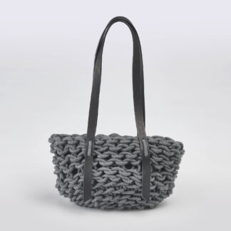 ALIENINA DONNA BORSE BORSA CASHMERE GRIGIO un immagine n. 1/5