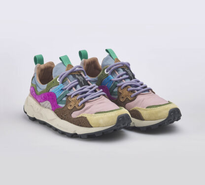 FLOWER MOUNTAIN UNISEX CALZATURE SNEAKERS RUNNING MULTI ROSA 37-2, 40, 41-2 immagine n. 3/5