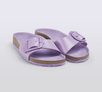 BIRKENSTOCK DONNA CIABATTA ANATOMICA MADRID BIG BUCKLE GLICINE 36, 38-2, 39-2 immagine n. 3/5