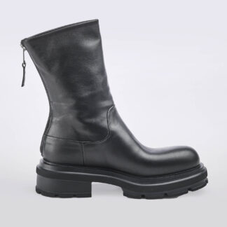 ELENA iachi DONNA BIKERS BIKERS PELLE NERO CERNIERA 36, 37-2, 37, 38-2, 38, 40, 41-2 immagine n. 1/5