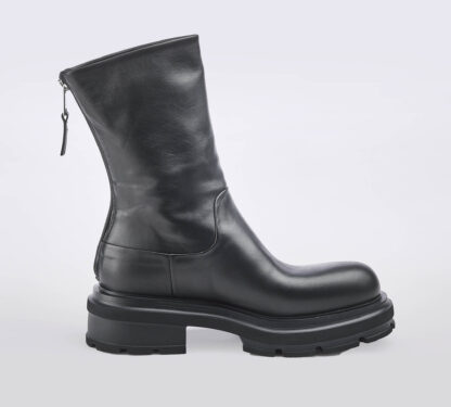 ELENA iachi DONNA BIKERS BIKERS PELLE NERO CERNIERA 36, 37-2, 37, 38-2, 38, 40, 41-2 immagine n. 1/5