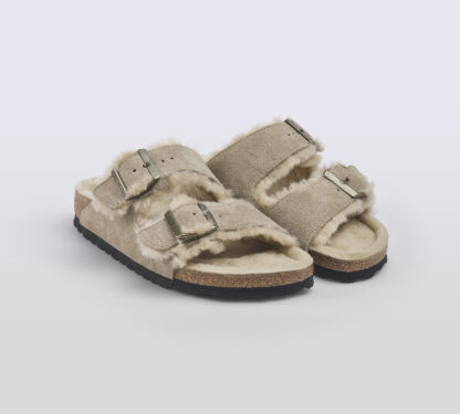 BIRKENSTOCK UNISEX Unisex ARIZONA SHEARLING TAUPE 36, 37-2, 38-2, 39-2, 40, 41-2 immagine n. 3/5