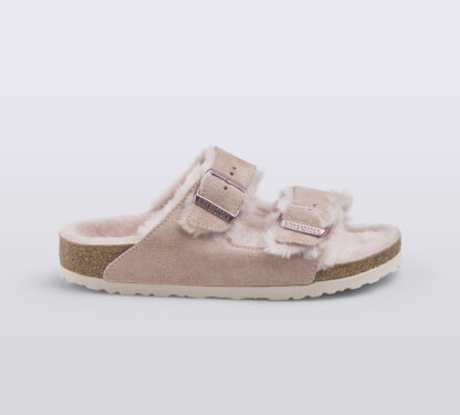 BIRKENSTOCK UNISEX CIABATTA ANATOMICA ARIZONA SHEARLING ROSA 37-2, 38-2 immagine n. 1/5