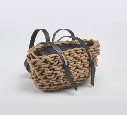 ALIENINA DONNA BORSE BORSA CASHMERE BISCOTTO un immagine n. 4/4