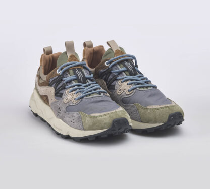 FLOWER MOUNTAIN UNISEX CALZATURE SNEAKERS RUNNING MULTI GRIGIO 40, 41-2, 42, 43-2, 44-2 immagine n. 3/5