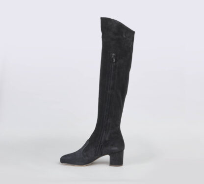 A.BOCCA DONNA Donna CUISSARD CAMOSCIO NERO 37-2, 37, 38 immagine n. 2/5