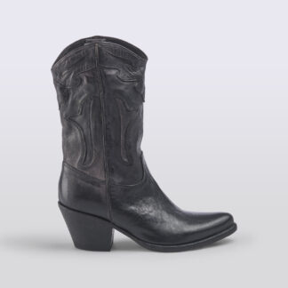 KEEP DONNA Donna TEXANO PELLE NERO 36, 37-2, 38-2, 39-2, 40, 41-2 immagine n. 1/5