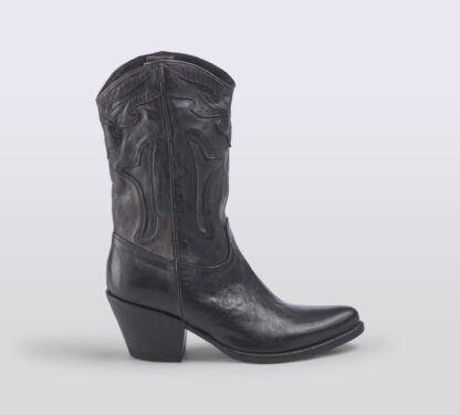 KEEP DONNA Donna TEXANO PELLE NERO 36, 37-2, 38-2, 39-2, 40, 41-2 immagine n. 1/5