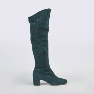 A.BOCCA DONNA Donna CUISSARD CAMOSCIO VERDE BOTTIGLIA 36, 39-2, 41-2 immagine n. 1/5