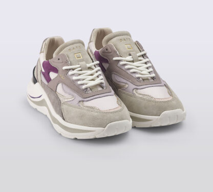 D.A.T.E UNISEX CALZATURE SNEAKERS RUNNING SABBIA ROSA 36, 37-2, 38-2, 39-2, 40, 41-2 immagine n. 3/5