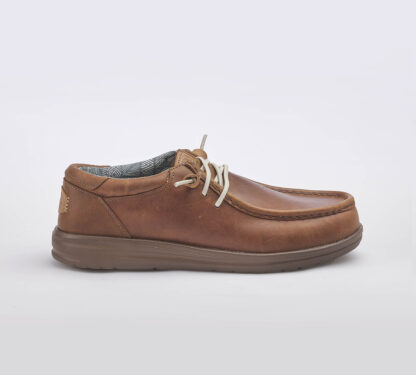 HEYDUDE UOMO CALZATURE SCARPA PELLE CUOIO LACCIO 40, 41-2, 42, 43-2, 44-2 immagine n. 1/5